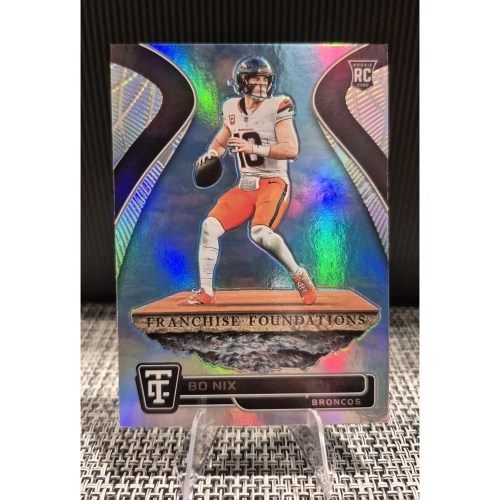 2024 Totally Certified Bo Nix #15 Franchise Foundations Mirror (RC) Broncos